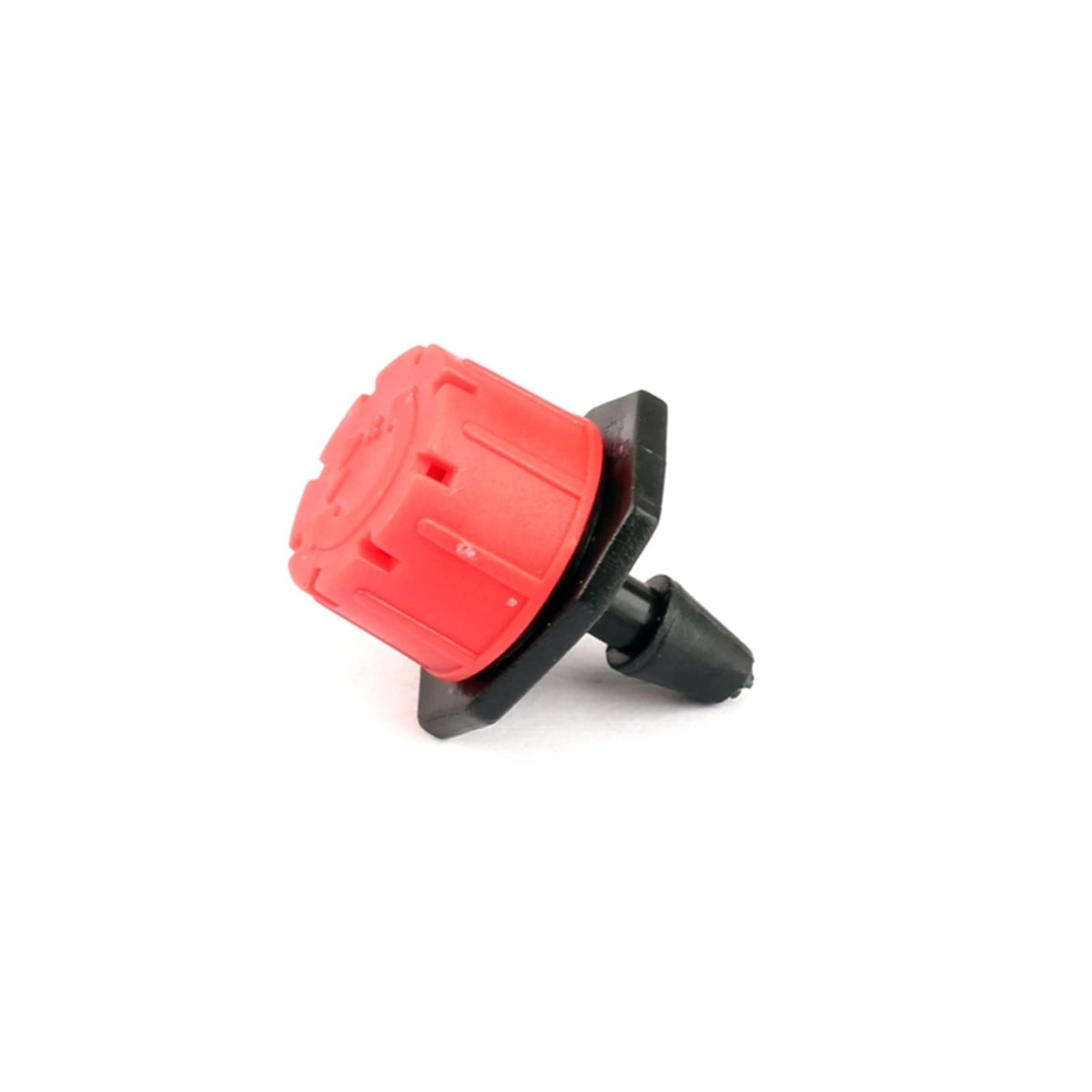 Goutteur d'irrigation de jardinage réglable rouge à 8 trous pour micro-débit