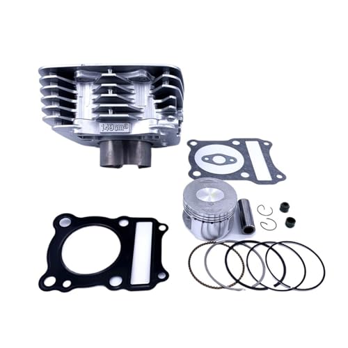 Cilindro de moto de 57mm de 150cc compatible con motor universal EN150 negro 3