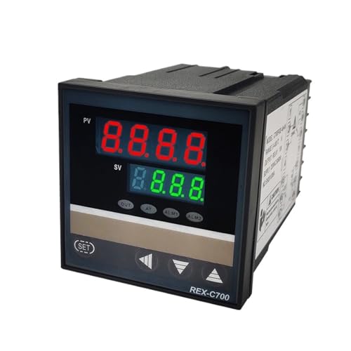 Termostato digital PID REX-C700 de 220V con salida de relé K para control industrial