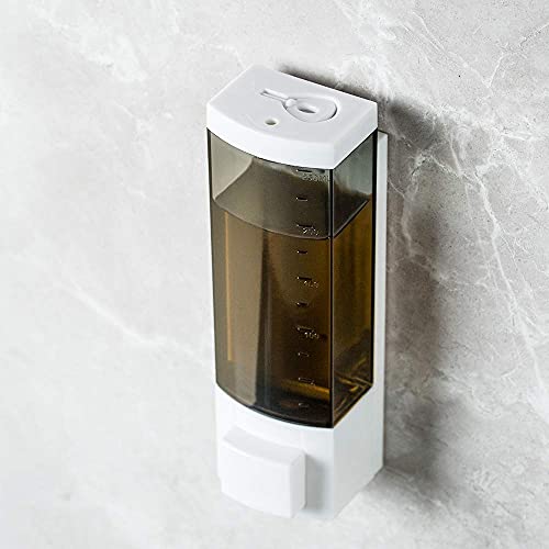 Yisman 250ZYQ-1 Soap Dispensers 250Ml Abs Plastic Drill Free With Adhesive Or Wall Mount With Screws Liquid Hand Soap Dispenser For Bathroom Or Kitchen Gray thumb #1