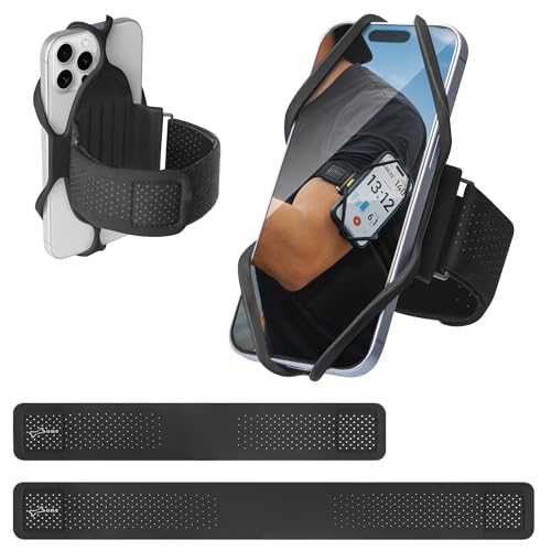 Kit combo brassards de course support telephone universel silicone Bone Run Tie
