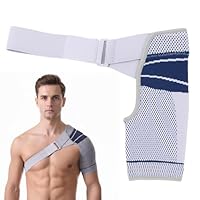 lankai Schulter Bandage Schmerzlinderung, Verstellbar Schulterbandage, Schulterbandage Herren Links, Armstütze Zur Schulterunterstützung,Herren Und Damen