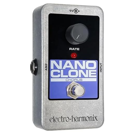 electro-harmonix Nano Clone Nano Clone Pedal, color plateado