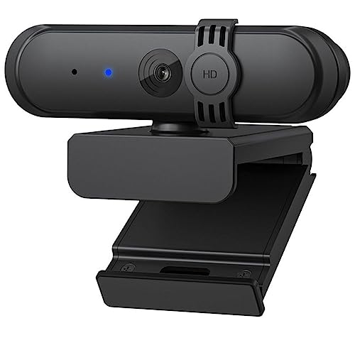 Cevoqin 1080P Webcam with Microphone, USB Webcam for PC, No distortion Webcam Plug&Play Webcam,Chatting Video Calls Conferencing Streaming Webcam Computer Camera with Microphone for Desktop/Laptop/Mac