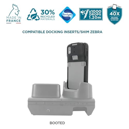 Mobilis Rugged Case for Zebra TC22 TC27 Mobile Computers, Shockproof Military Grade Drop Protection, Handheld Barcode Scanner Shell made with Recycled Materials Mobilis Rugged Case for Zebra TC22 TC27 Mobile Computers, Shockproof Military Grade Drop Protection, Handheld Barcode Scanner Shell made with Recycled Materials