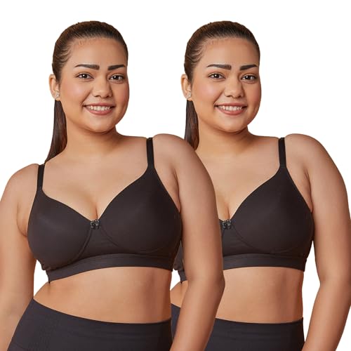Image of MAASHIE M5505 Women's Padded Foam Cups Full Coverage Non Wired T-Shirt Bra