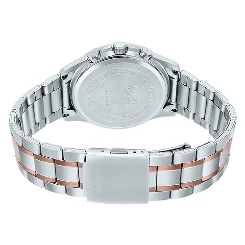 Image of Casio Enticer Men Analog Blue Dial Men's Watch - MTP-E315HRG-2AVIF(A1776)