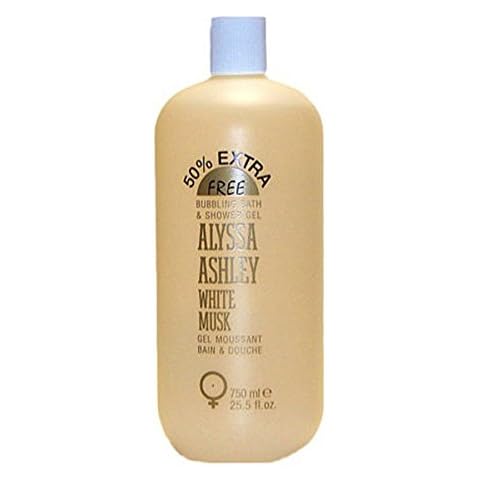 White Musk by Alyssa Ashley Bubbling Bath and Shower Gel 750ml Cover