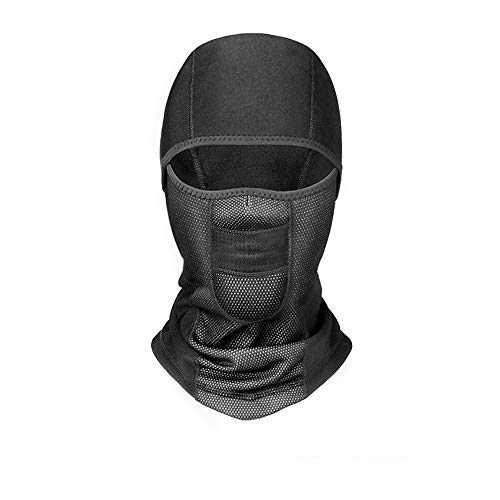 HAPPYX Pasamontañas Balaclava Máscara Impermeable Prueba de Viento Elásticos para Esquí, Moto, Ciclismo, Escalada, Caza, Al Aire Libre Cover