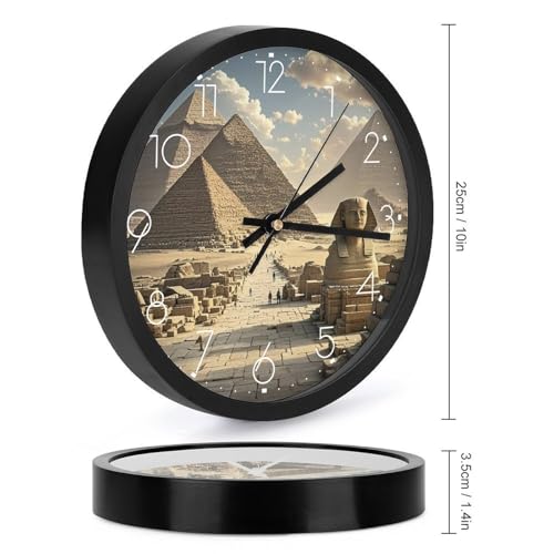Horloge murale numérique pyramides lisible et facile à voir pour senior - 3