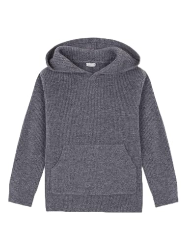 Pull-over garçon tricot Gocco avec capuche vêtement enfant chaud en maille