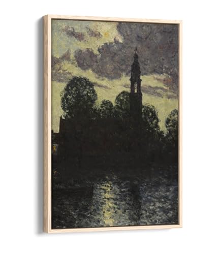 Impression sur toile Maufra Maxime Moonlight at Faou 50,8x76,2 cm