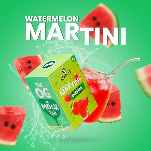 Image of Bevzilla Mocktail Mixer Powder Combo Pack - Hurricane, Martini, Mojito & Cosmo (20 Servings) | Non-Alcoholic, Low-Calorie, Instant & Refreshing | Perfect for Guilt-Free Party Mocktails