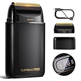 SUPRENT PRO Mens Foil Shaver Professional, Portable Men’s Facial Hair Groomer Magnetic Blade，Electric Razors for Men