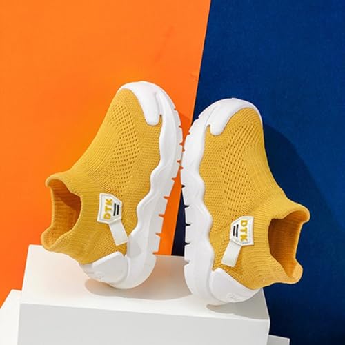 IWIHMIV Toddler Boy Sneakers Girls' Athletic Shoes Boys Slip On Shoes Tennis Shoes Lightweight Breathable Casual Walking Shoes4