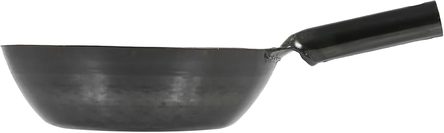 Amazon | 特注 山田工業所 鉄 打出 片手中華鍋 平底 27cm[空焚き済み Amazon | 特注 山田工業所 鉄 打出 片手中華鍋 平底 27cm[空焚き済み