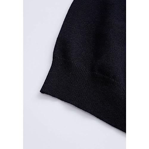 Image of CHICWISH Women's Caramel /Black /Navy /Dusty Blue /Cream /White Pearl Trimmed Soft Knit Top