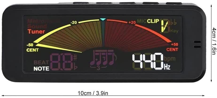 Tuner Guitar Tuner Digital Sintonizzatore for Chitarra cromatica Bass Ukulele Violin Multifunzionale Tuner Metronome