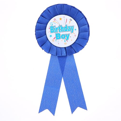 Image of Happy Birthday Tinplate Badge Pin It's My Birthday Ribbon Birthday Queen King Party Button Pins Award Brooches Decorations Jewelry for Women