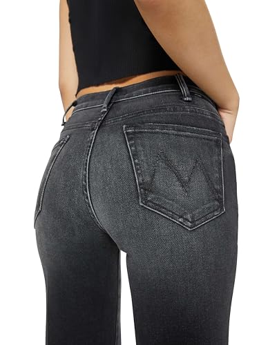 MOTHER Women's Lil Hustler Roller Sneak Jeans4