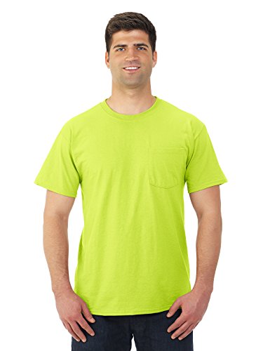 Camiseta de bolsillo DRI-Power en blanco puro de alta resistencia