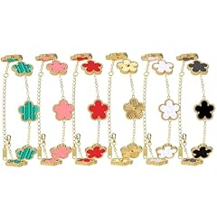 08- 6Pcs Gold Floral A