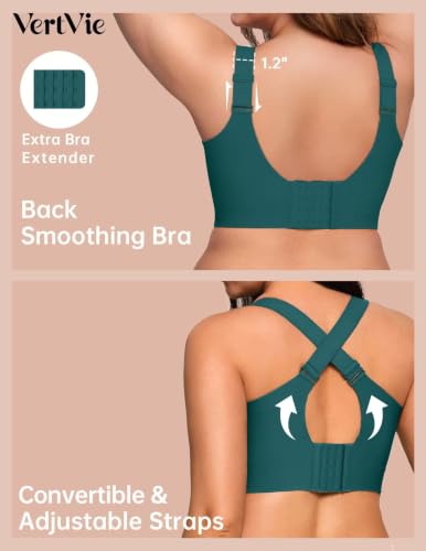 Image of Vertvie Jelly Bras for Women No Underwire Minimizer Support