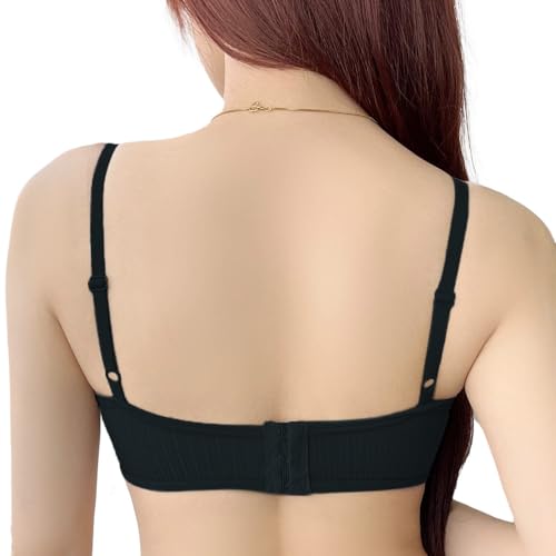 Luella Everyday Removable Pad Cute Ribbon Bra & Wireless T-Shirt Bra for Women Daily Use/Fashionable Use