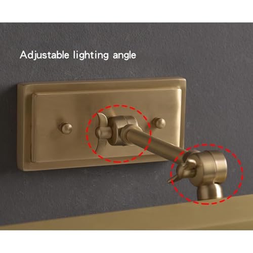 Luz de relleno regulable en aplique de pared vintage para pasillos 7