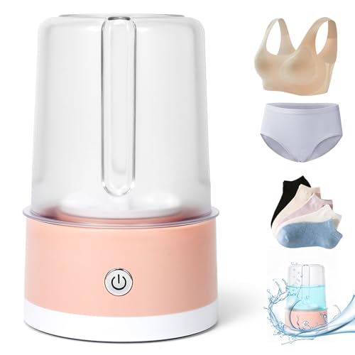 Image of Portable Mini Washing Machine for Underwear & Baby Clothes, Compact, Lightweight Washer for Small Laundry, Apartments, Dorms, Hotels, Camping & Travel (1.2L)