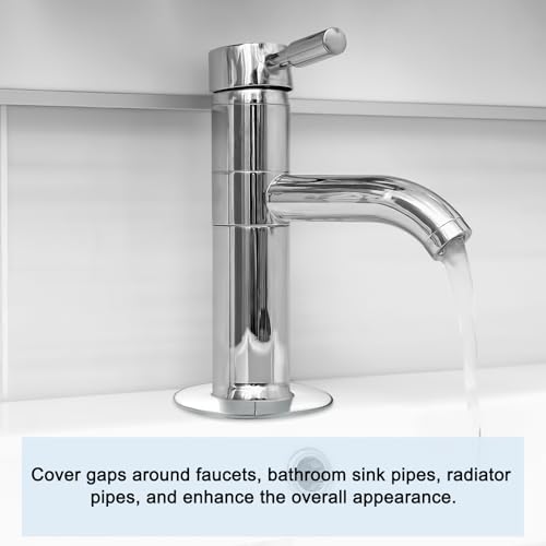 Bridas de pared de acero inoxidable redondas autoadhesivas para baño e inodoro 8