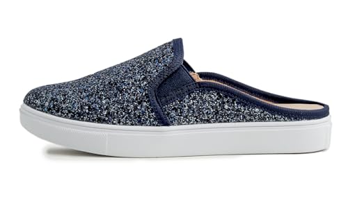Image of FEVERSOLE Women's Sport Mules Slip On Loafers Fashion Backless Sneakers