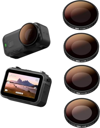 DJI Osmo Nano�pCPL ND16 �u���b�N�~�X�g1/2�t�B���^�[ 3���Z�b�g ���� ND �Ό� �~�X�g�f����ʃt�B���^�[ �R���g���X�g���� ���ˏ��� �F�ʃR���g���X�g���� ���w�K���X �����Y�ی� �����h�� �h�o ����/�Փ�/�L�Y�h�~ ND8+N