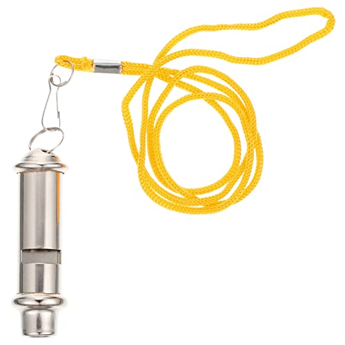 COLLBATH Metal Bird Training Whistle Clicker for Pigeons Pet Training Stainless Steel Bird Call Whistle