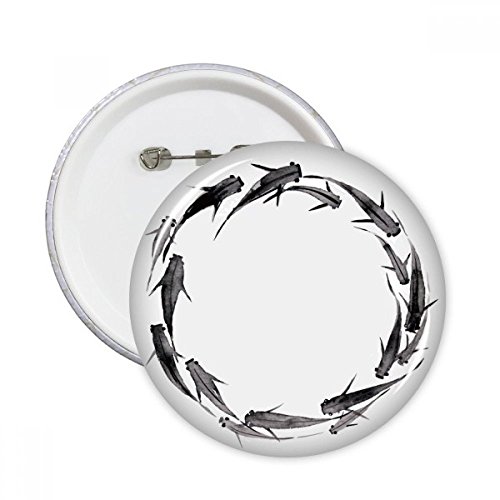 Badge carpe noire pour masquer un accroc et raviver un vêtement triste facilement