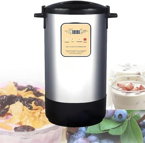 Electric Yogurt Fermenter, 12L Automatic Commercial Fermentation Machine, Yogurt Maker, Time and Temperature Control, for Garlic, Natto, Pickle, Sweet Rice Wine