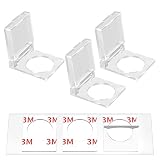 DaierTek 22mm Push Button Cover Child Proof Transparent Safety Power Button Switch Cover Guard Protector for Computer PC Desktop -3Pack