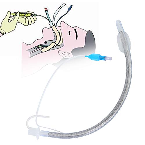 Tracheale Intubation, Tracheale Intubation Sicheres Silikon, Einweg Nasenansatz 7.0 (Verbesserte Version Mit Airbag) Cover