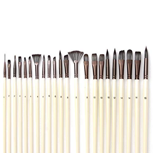 Pinceaux à peinture aquarelle lot de 24 pour ne plus jamais manquer de tailles - 4
