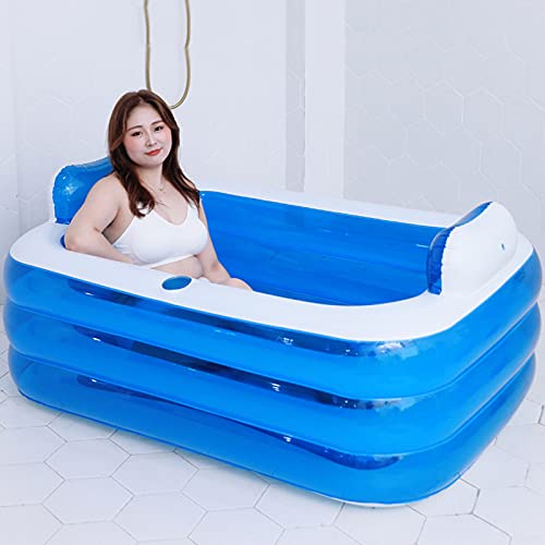 Vasca Gonfiabile Doppia Con Pompa - Portatile Per Adulti - Foto 8