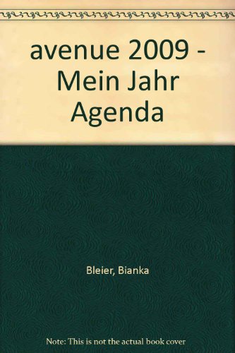 avenue - Mein Jahr Agenda 2009 avenue - Mein Jahr Agenda 2009