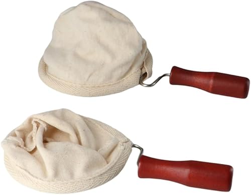 Miniatura 2 de Bolsa de filtro de tela de franela, filtro de café con mango de madera, bolsa de filtro de tela de franela reutilizable para café, filtro de café,