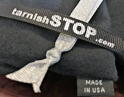 15.00 Savings, TarnishSTOP, USA Made, Bundle (3) Anti-Tarnish Prevention Cloth Storage Bags (Small, Medium and Large) + (1) Gigantic Silver Polishing Cloth For Silverplate & Sterling Silver, Blue - Thumbnail 3