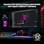 HyperX QuadCast S – RGB USB Condenser Microphone for PC, PS4, PS5 and Mac, Anti-Vibration Shock Mount, 4 Polar Patterns, Pop Filter, Gain Control, Gaming, Streaming, Podcasts, Twitch, YouTube, Discord - Image 2