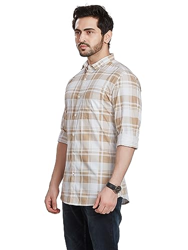 Image of BE ACTIVE Cotton Casual Checks Shirts for Men|| Casual Shirts for Men|| Mens Casual Shirts Full Sleeve