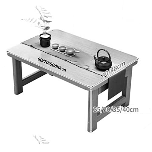 Table pliante de balcon marron 60x40cm pour mini meuble de salon