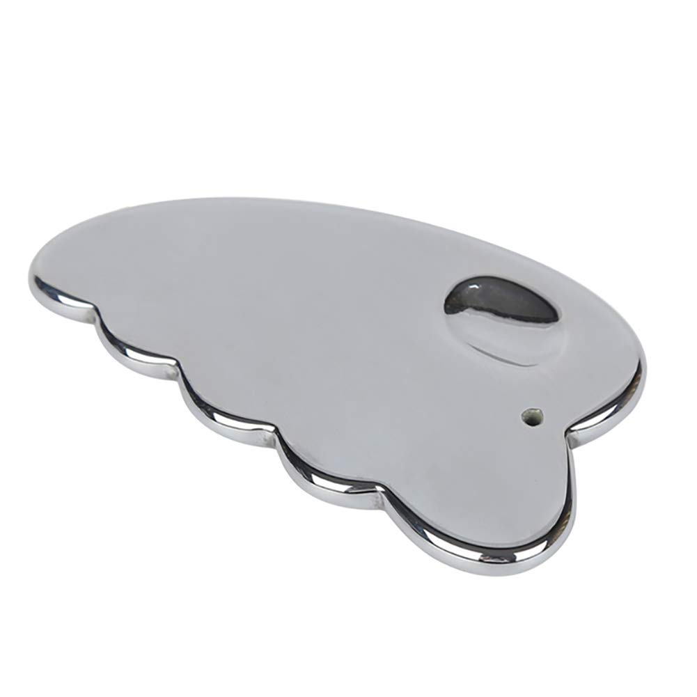 RODEREK Terahertz Stone Guasha - Masajeador de raspado, belleza facial, terapia física corporal, alivia la fatiga, herramienta magnética Gua sha para antiarrugas Tera Hertz Guasha