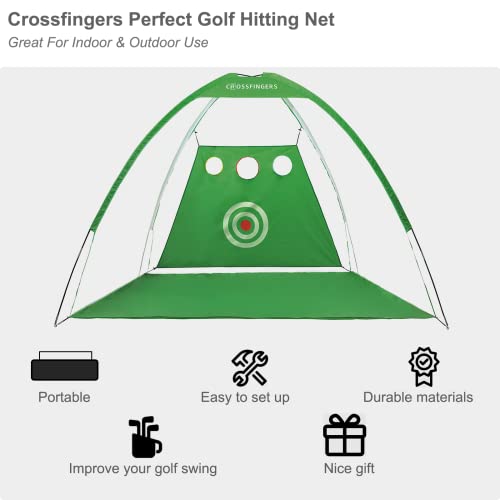 CROSSFINGERS-Red-de-Golf-Resistente-3m-x-2m-una-Red-portatil-de-Golf-para-Exterior-e-Interior-astillas-o-practicas-de-conduccion-Ayuda-a-afilar-Las-capacidades-de-Golf