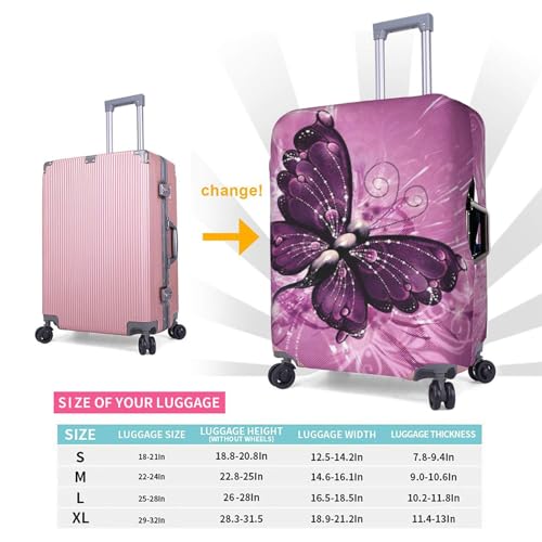 Housse de protection pour valise OdDdot Papillon1 S - 6
