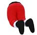 Santa Hanging Legs Decor, 20" Long.